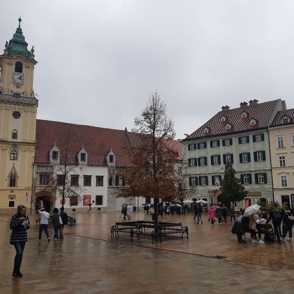 Mit dem Twin City Liner nach Bratislava: Die Jugend Task Force der AEDE Österreich in der Slowakei