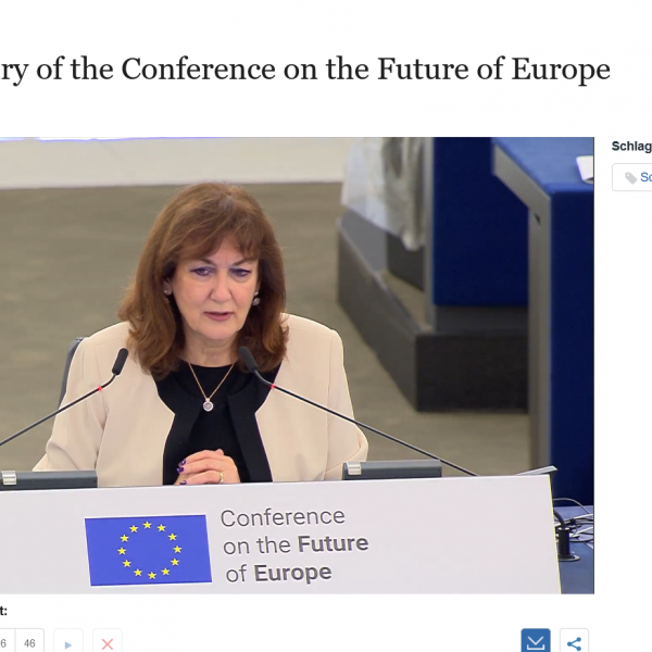 Inaugural plenary of the Conference on the Future of Europe in Strasbourg 19/06/2021