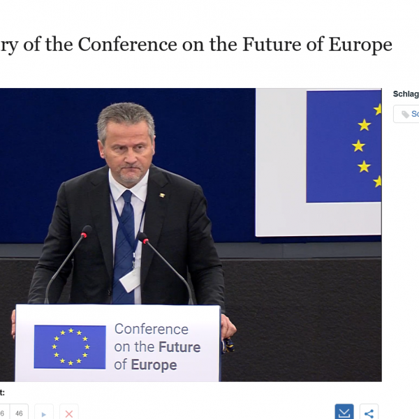 Inaugural plenary of the Conference on the Future of Europe in Strasbourg 19/06/2021