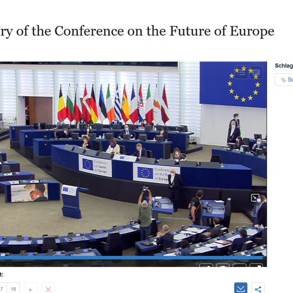 Inaugural plenary of the Conference on the Future of Europe in Strasbourg 19/06/2021