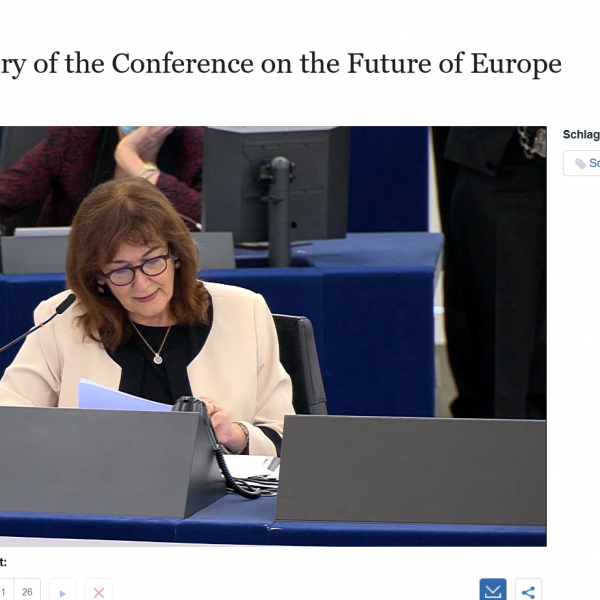 Inaugural plenary of the Conference on the Future of Europe in Strasbourg 19/06/2021