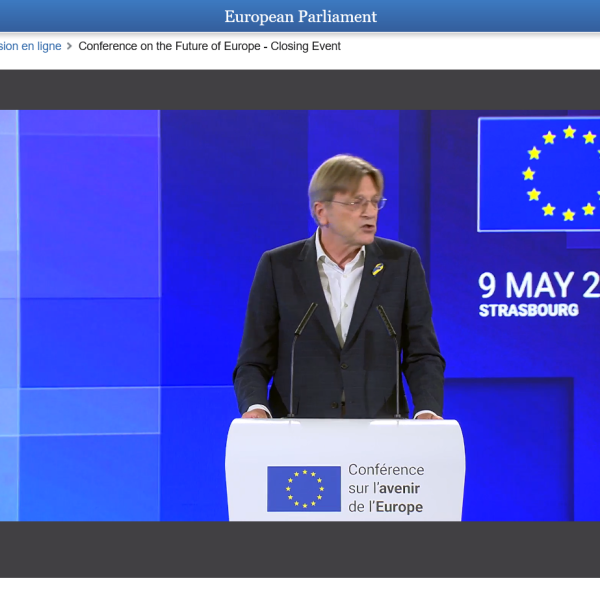 Conférence de l’avenir de l’Europe: suivez l’événement de clôture lundi, 9 mai 2022
