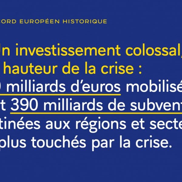 21 juillet 2020: Jour historique pour l’Europe