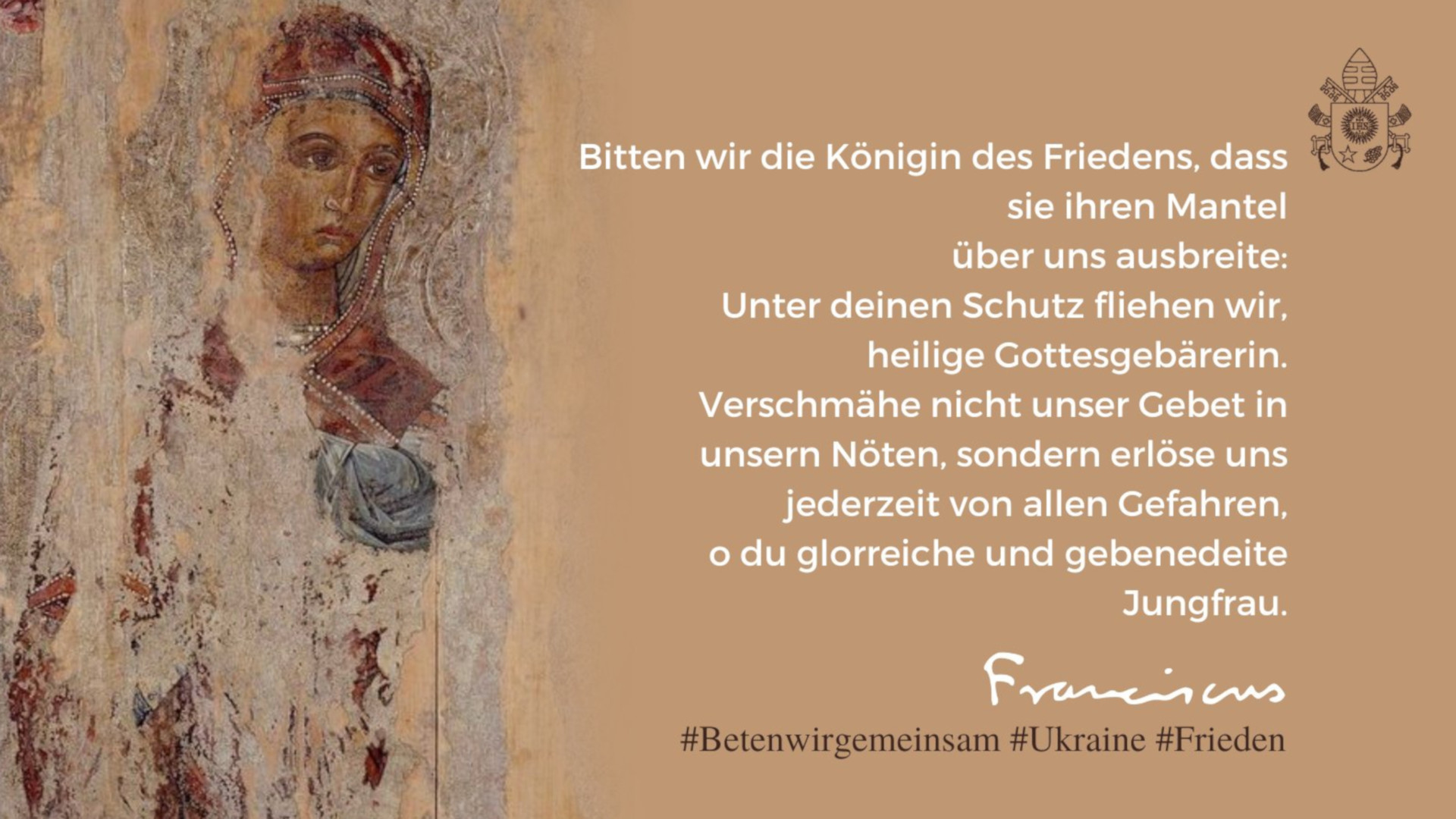 Illustration: Ostern 2022: Beten wir um baldigen Frieden für die Ukraine!